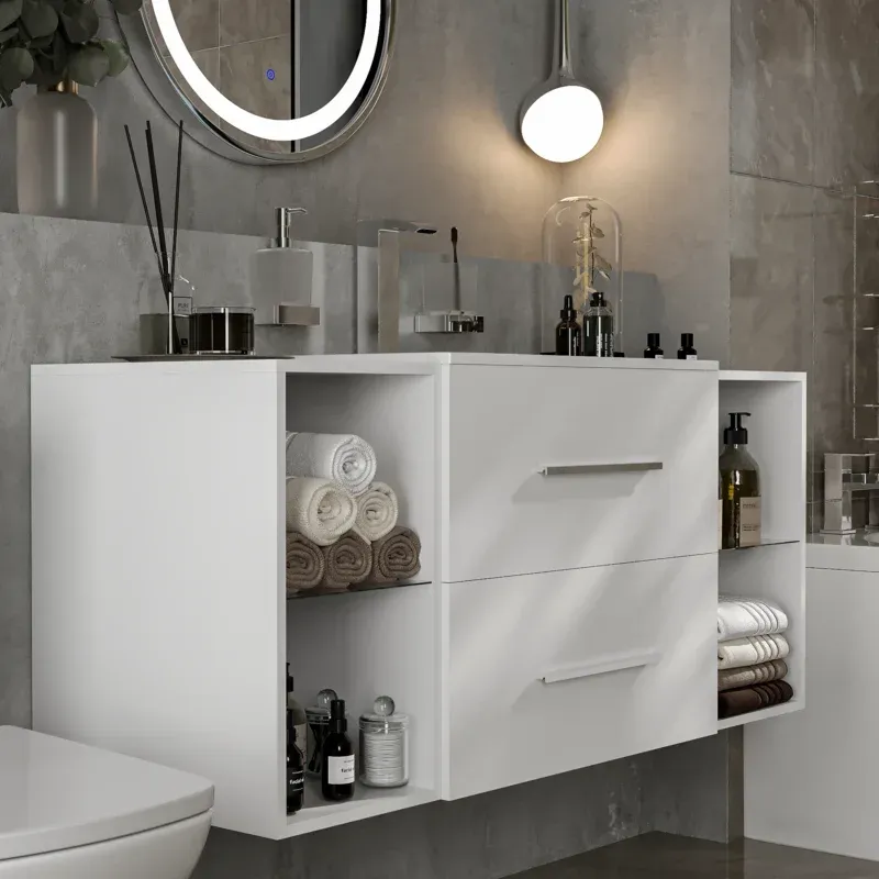 Sonix White 890 Bath Suite
