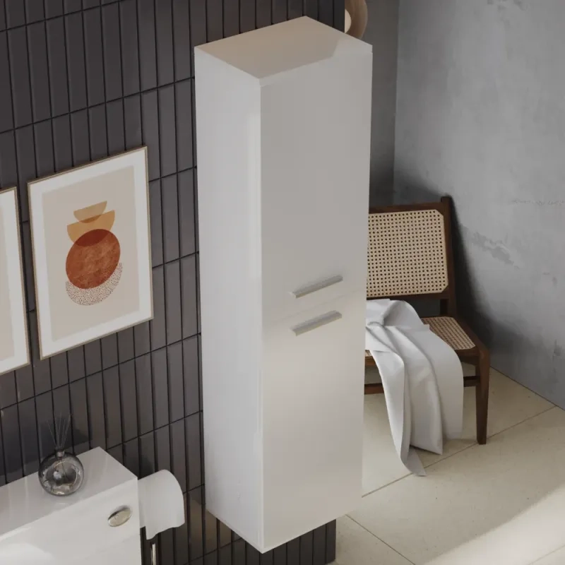 Patello Tall Boy Storage White