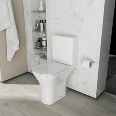 Angled View for Amore Open Back Close Coupled Toilet