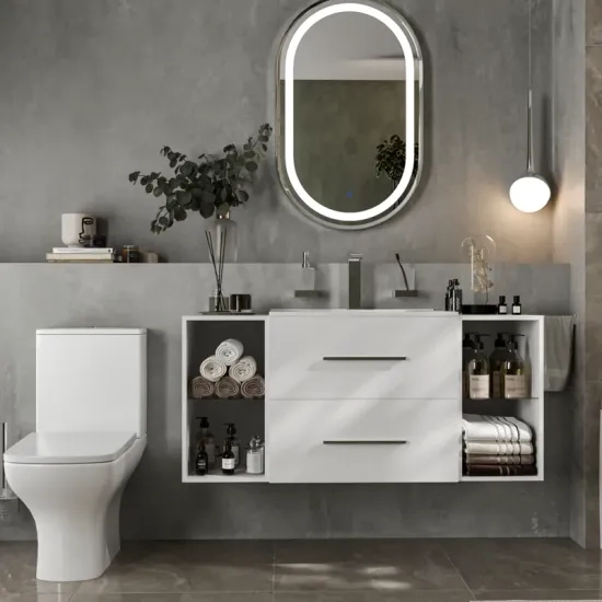 Sonix White 890 Bath Suite