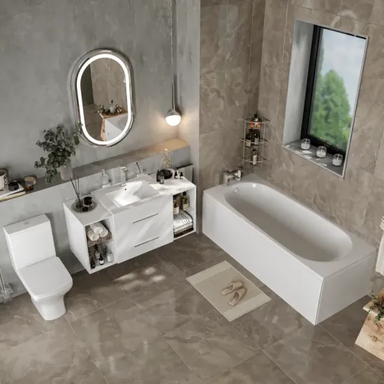 Sonix White 890 Bath Suite