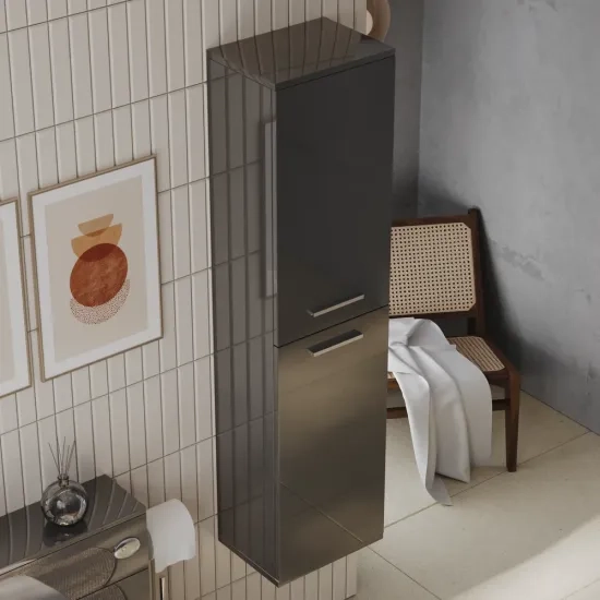 Patello Bathroom Tall Boy Grey