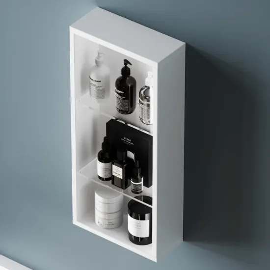 Sonix 300 Glass Shelf Wall Storage White