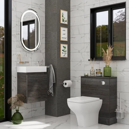 Hacienda 410 Suite Wall Vanity and WC
