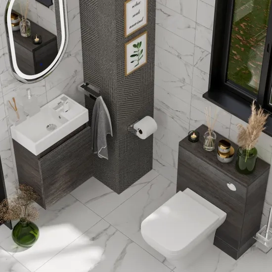 Hacienda 410 Suite Wall Vanity and WC