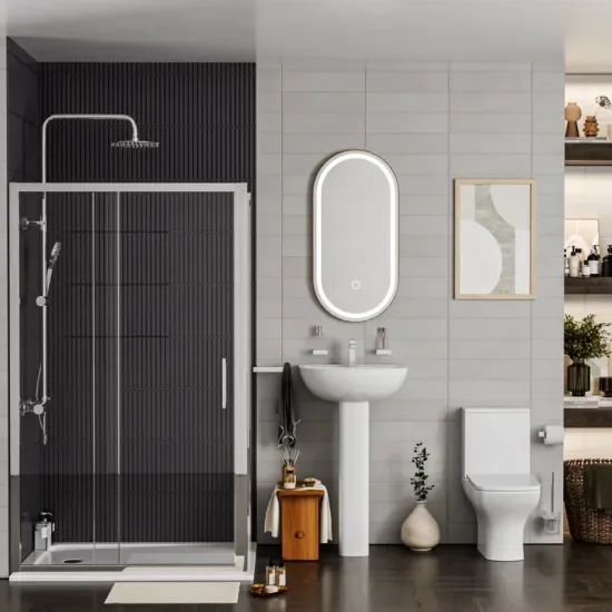 Product Image for Radiant Sliding Shower Suite  All Sizes with Basin, Pedestal and Toilet 3