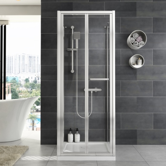 bifold door shower panels