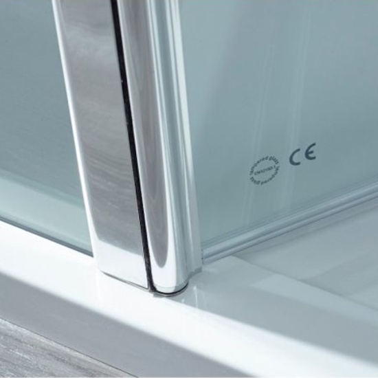 Flipper Return Panel for Radiant 1300 Frameless Walkin Recess Shower Enclosure