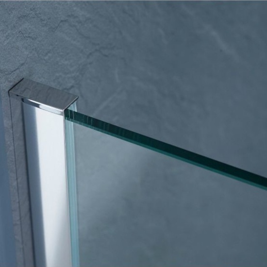 Product Image of Radiant 1300 Chrome Shower Enclosure for Recessed Walkin