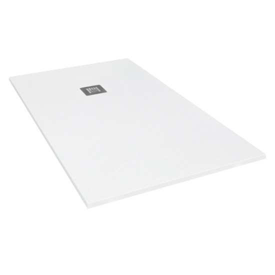 GIORGIO RECTANGLE SHOWER TRAY 1200 WHITE SLATE