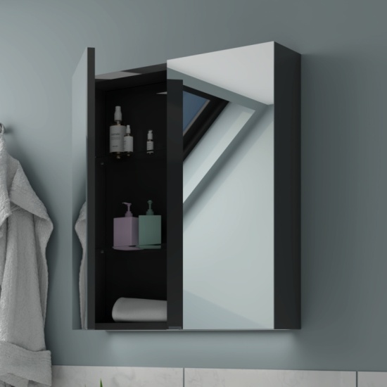 Jivana Suite Straight Bath 600 Grey Basin Unit Back to wall Toilet