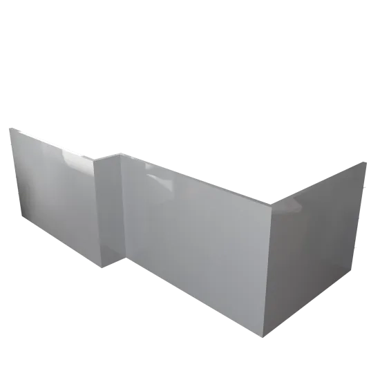 Ashford Grey L Shape Bath Panel