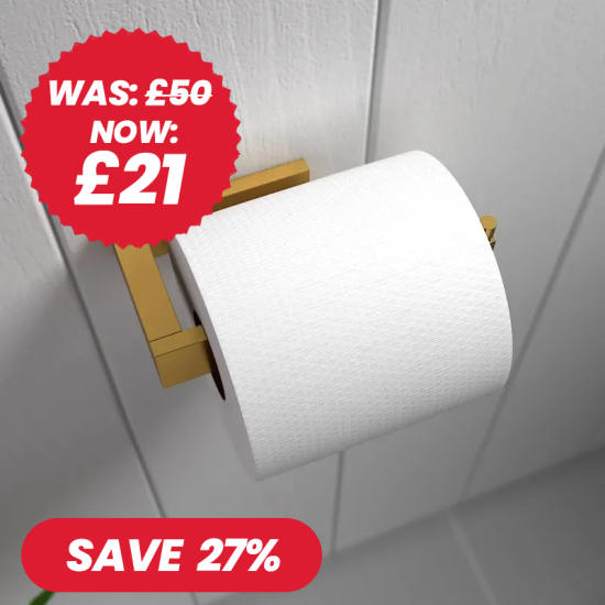 BC Gold Toilet Roll Wall Holder