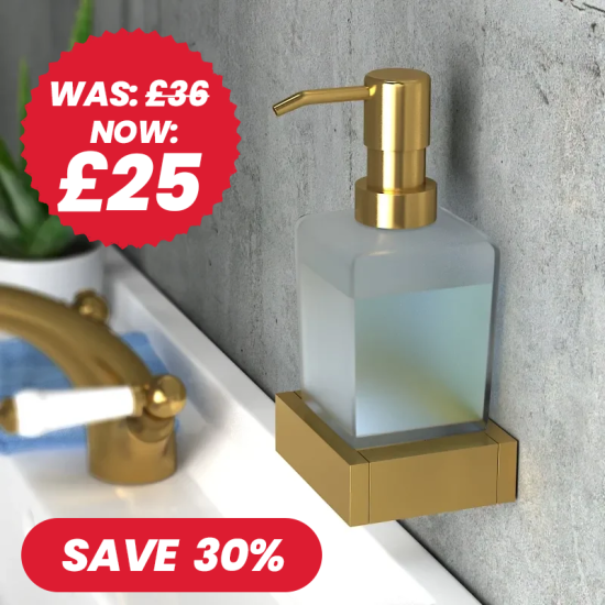 BC Gold Wall Soap Pump