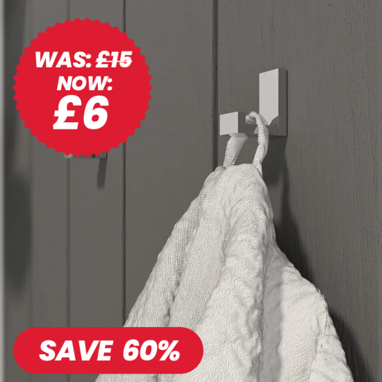 Slade Chrome Robe Hook