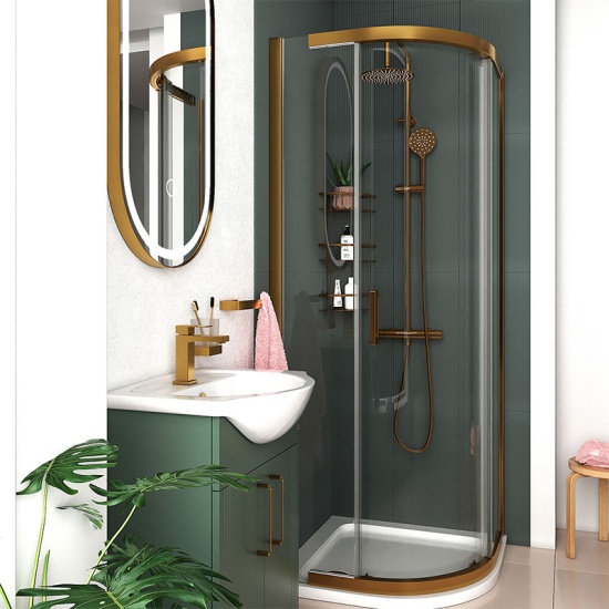Odessa Gold 800 Quadrant Shower Enclosure