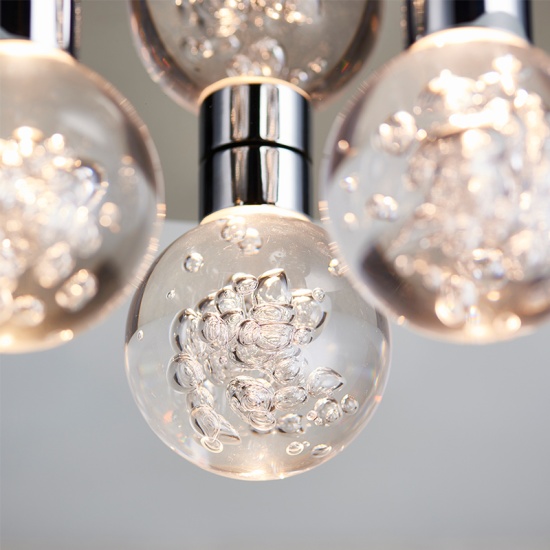 Decorative Flush Ceiling Light: 3 Bulb