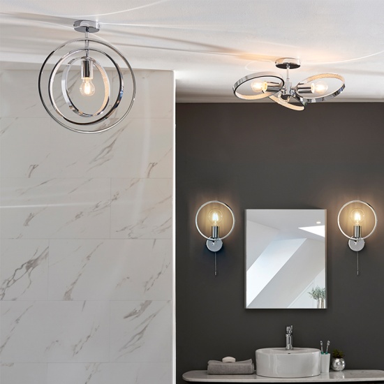 Juarez Single Semi Flush LED Light 1 Bulb