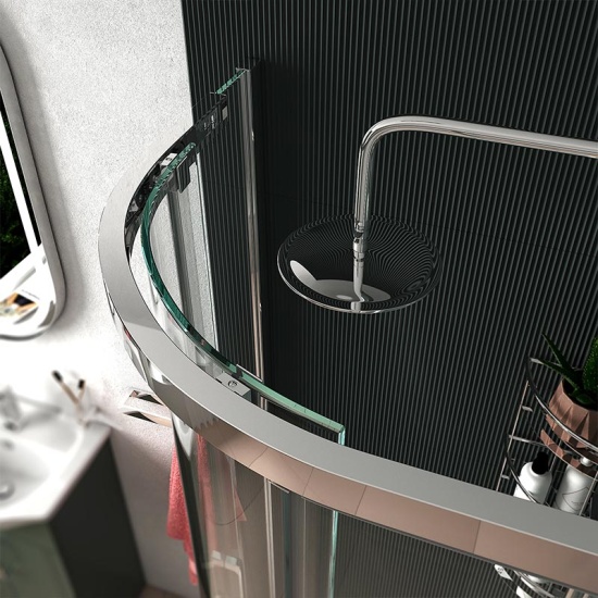 Celeste Green 550 Chrome Shower Suite
