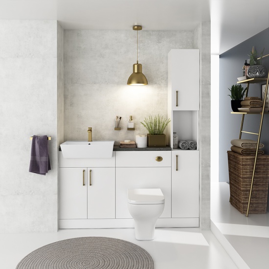 Oliver Gold 1500 Fitted Furniture with Tall Boy