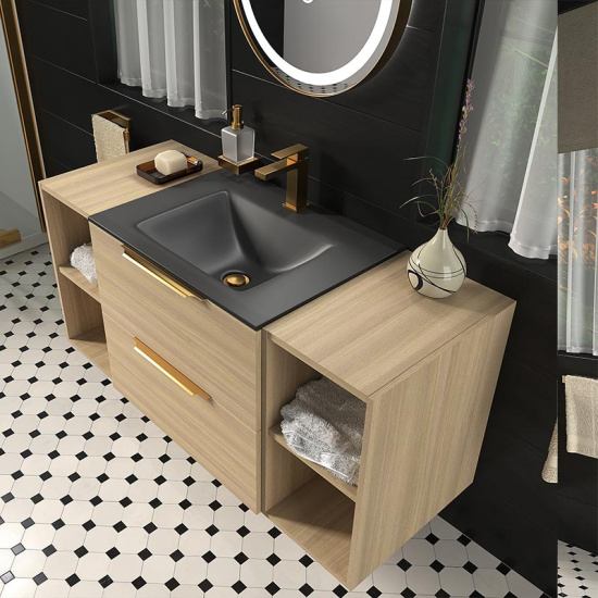 alani gold offset shower suite 1200 vanity unit
