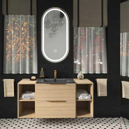 alani gold offset shower suite 1200 vanity unit