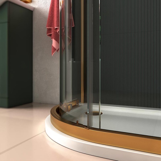 Celeste Green 550 Gold Shower Suite