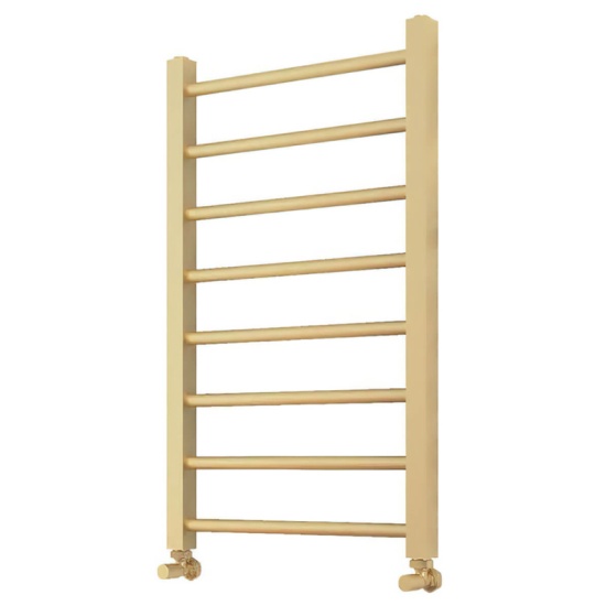orfi brushed brass towel radiator