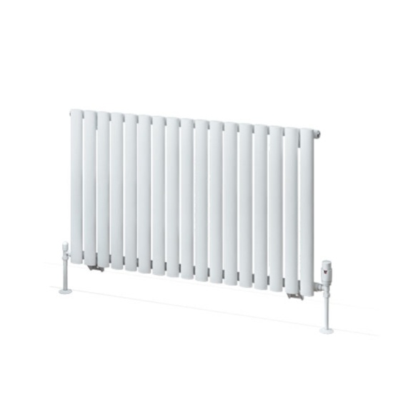 eastbrook tunstall white horizontal radiator