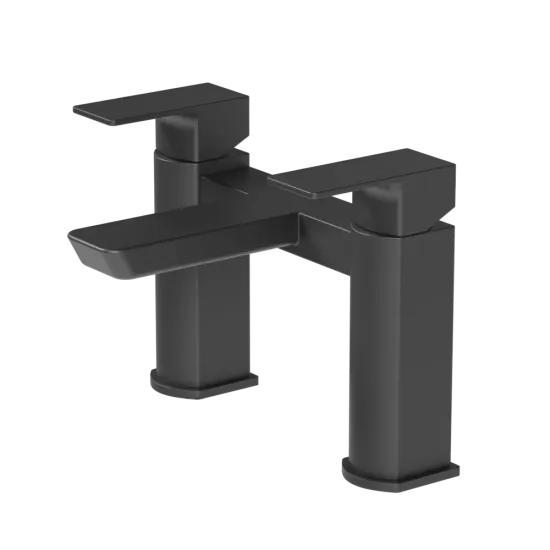 Technical Drawing show dimensions for Muro Black Bath Filler Tap