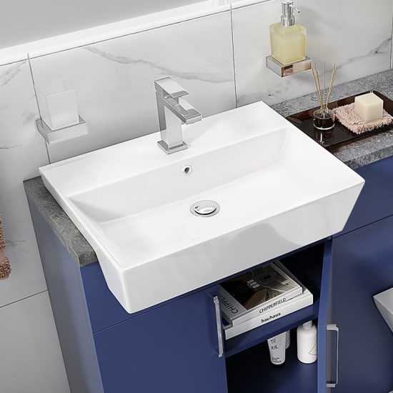 oliver navy blue 1100 combo fitted furniture chrome