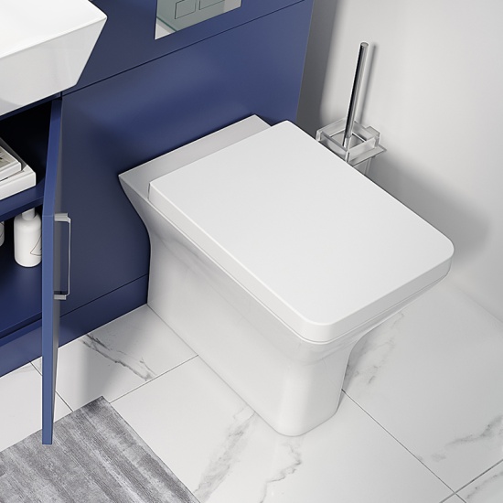 oliver 1200 navy blue fitted furniture chrome