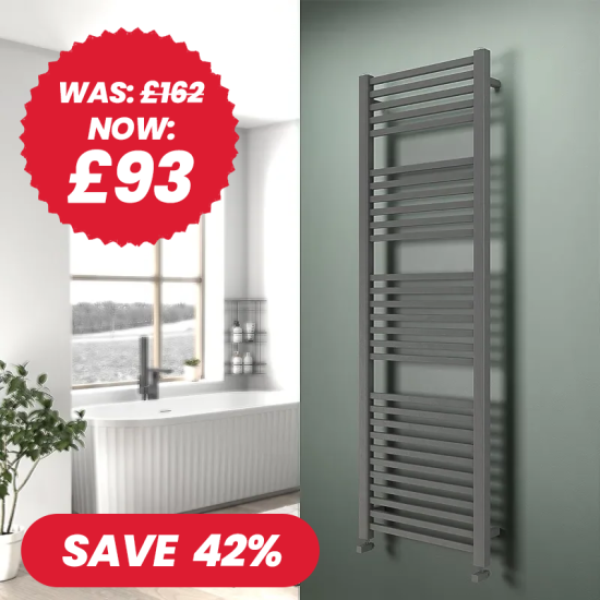 sonix radiator anthracite 1600 x 500