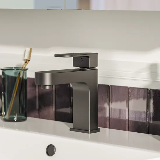Virgo Black Mono Mixer Tap