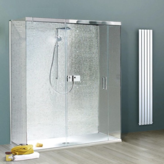 Main product image for matki eauzone sliding door 3 sided enclosure 1200mm