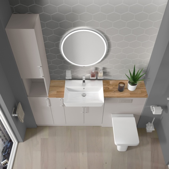 oliver 1700 cashmere vanity toilet tallboy package