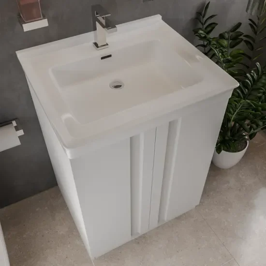 chester shower suite 600 white vanity and toilet