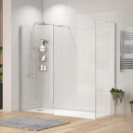 radiant 2000 walkin corner shower enclosure black tray