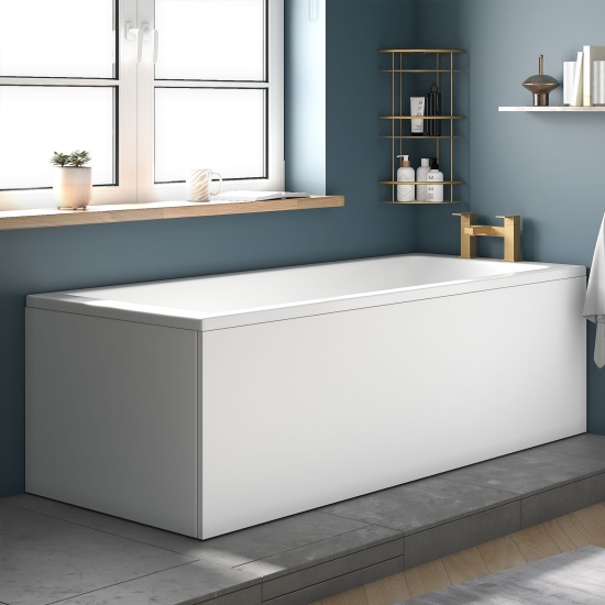 jasmine bath front panel 1800 matt white