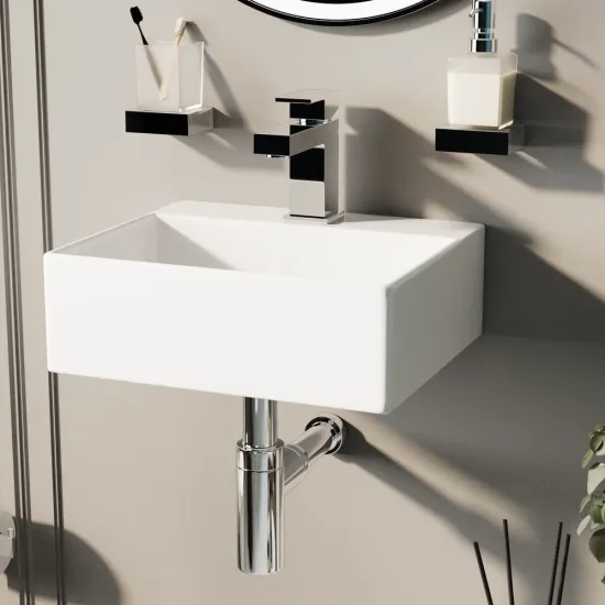trax small wall hung basin 330 290 115