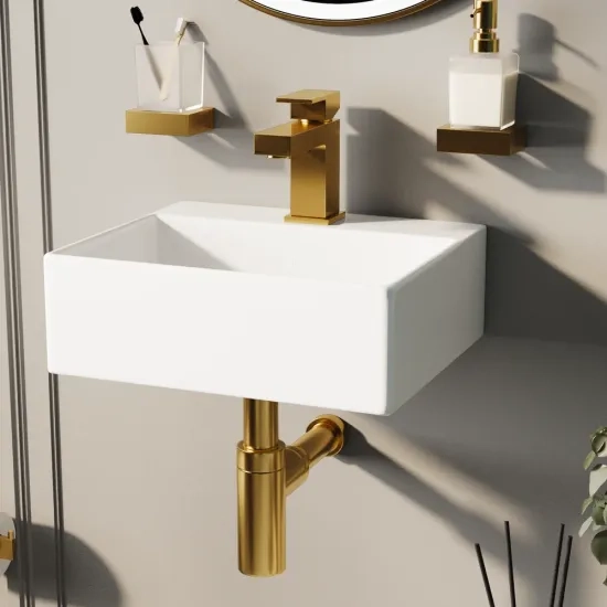 trax small wall hung basin 330 290 115