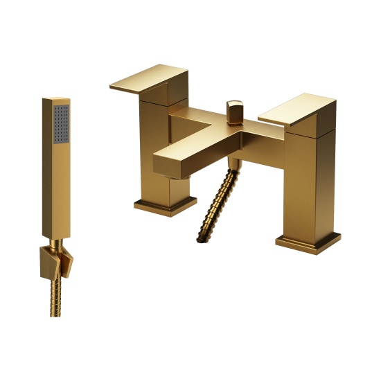 jasmine black 1000mm vanity unit with gold handles, btw toilet unit and 1700 & 1800mm bath