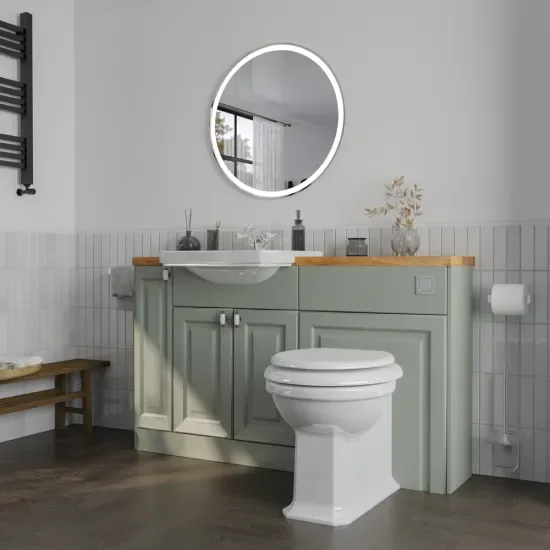 Oliver Sage Green 1300 Shaker Fitted Furniture