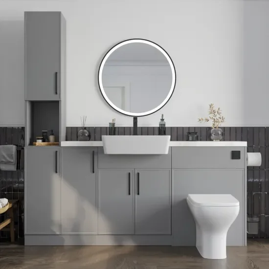 Oliver Dust Grey 1600 Slim Shaker Fitted Furniture