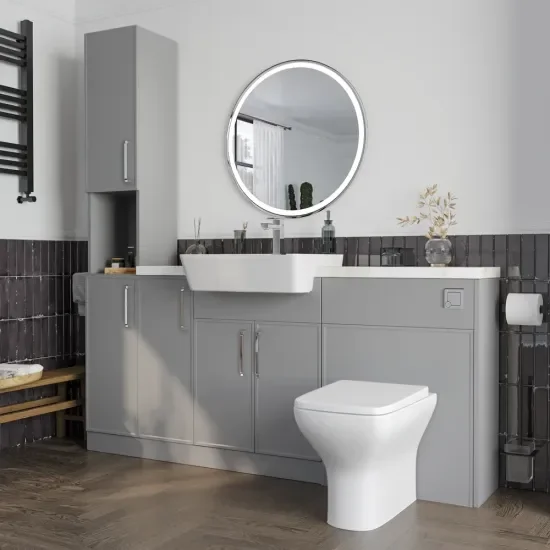 Oliver Dust Grey 1600 Slim Shaker Fitted Furniture