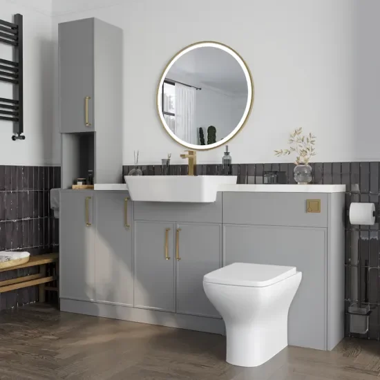 Oliver Dust Grey 1600 Slim Shaker Fitted Furniture