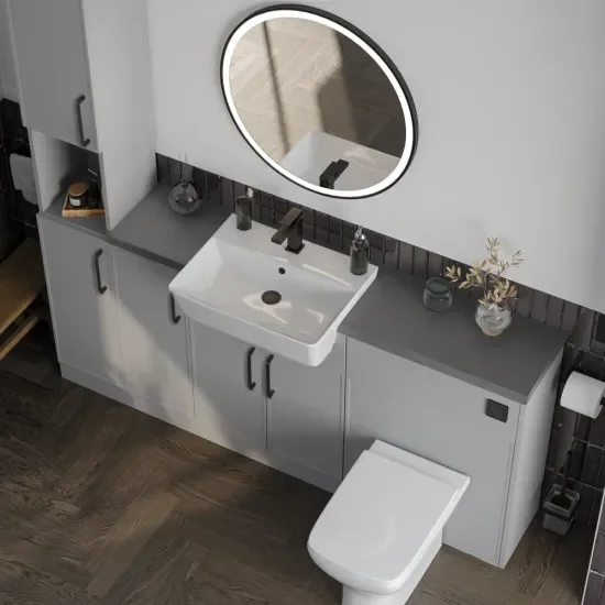 Oliver Dust Grey 1600 Slim Shaker Fitted Furniture