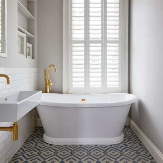 Boat Bath White Acrylic