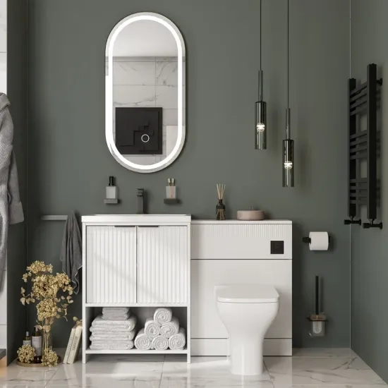 jasmine white cloakroom suite 600 basin unit wc toilet