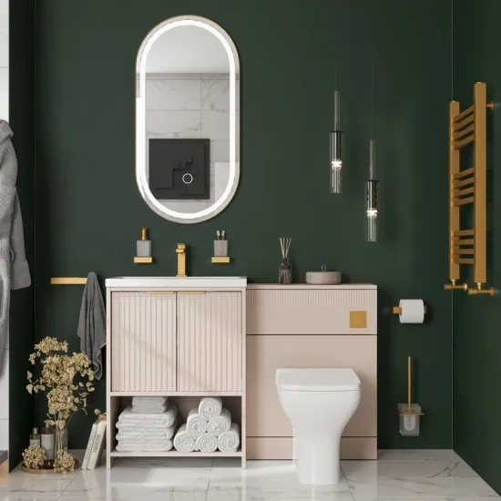 jasmine cashmere cloakroom suite 600 basin unit wc toilet